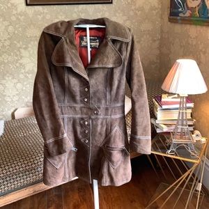 The‎ Tannery Vintage suede coat. Amazing condition